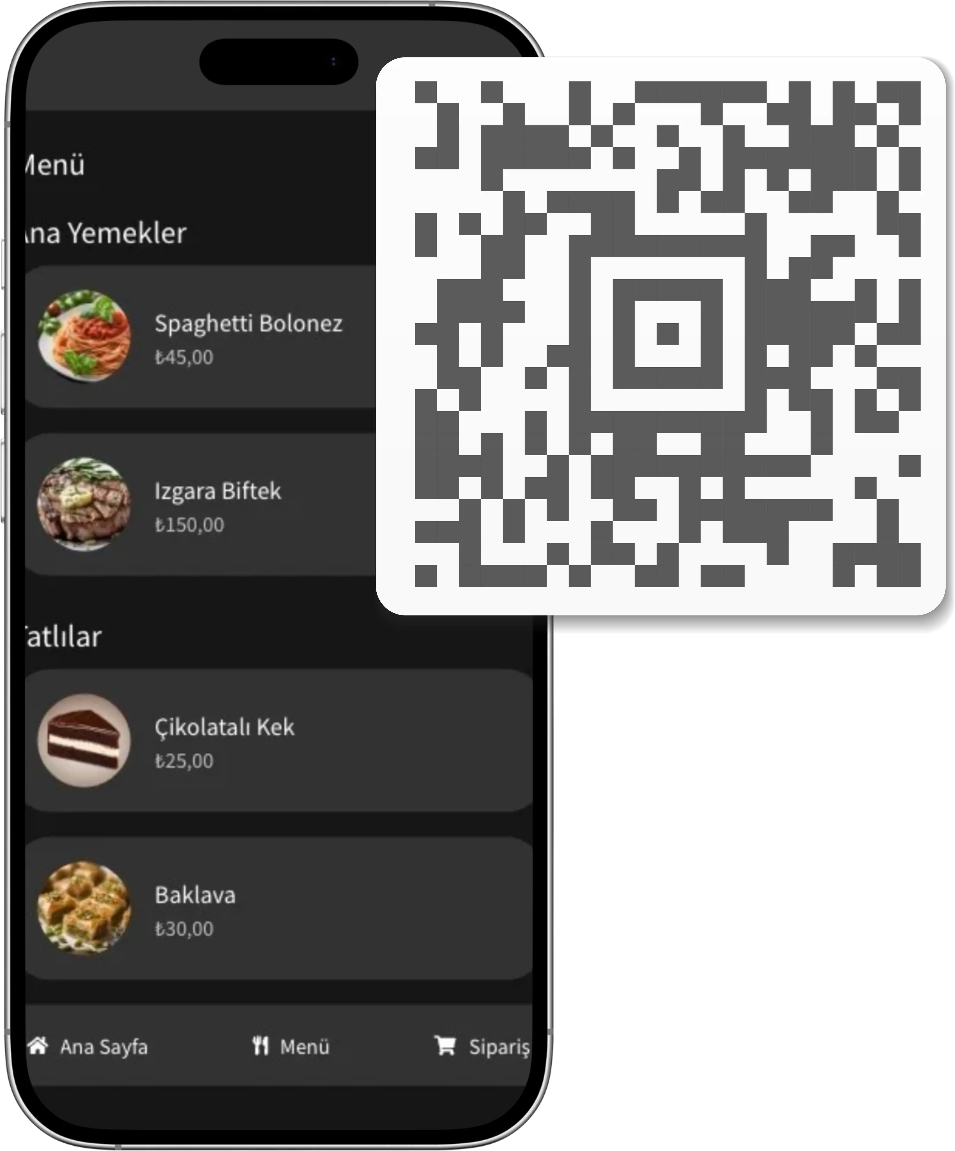 QR Menü